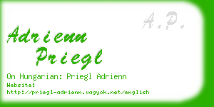 adrienn priegl business card